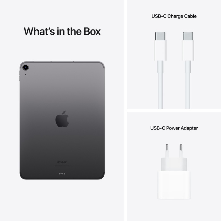 Produktbild Apple iPad Air 2022 (5. Gen) (5G, 10.90", 256 GB, Space Grey)