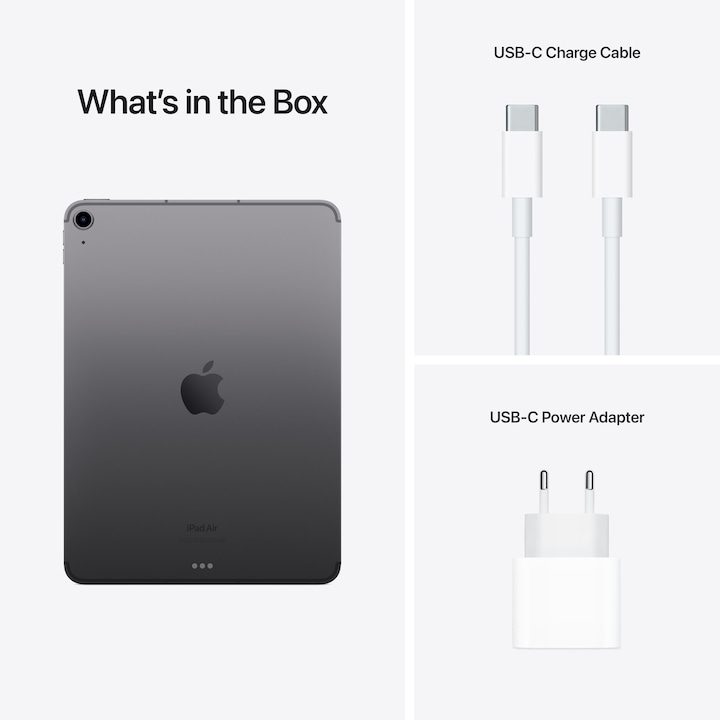 Immagine prodotto Apple iPad Air 2022 (5. Gen) (5G, 10.90", 64 GB, Grigio siderale)
