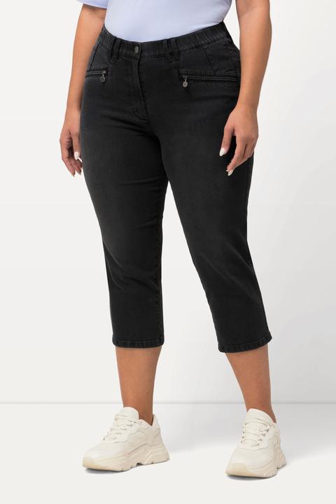 Produktbild Ulla Popken 7/8-Jeans Mony, Elastikbund, Reissverschlusstaschen (44)