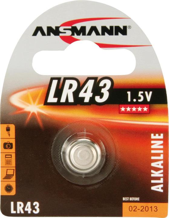 Produktbild Ansmann Alkaline LR43 (1 Stk., LR43, 75 mAh)