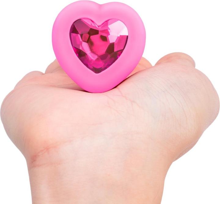 Produktbild Earthly Body B-Vibe - Vibrating Heart Plug S/M Pink