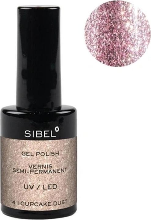 Immagine prodotto Sibel Gel Nail Polish Color 4 Cupcake Dust - 14 Milliliters (Polvere di cupcake, Smalto per unghie effetto gel)