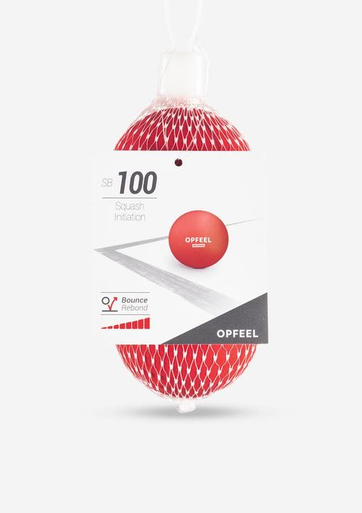 Perfly Squashball SB 100 Einstieg Naturkautschuk 2er-Set