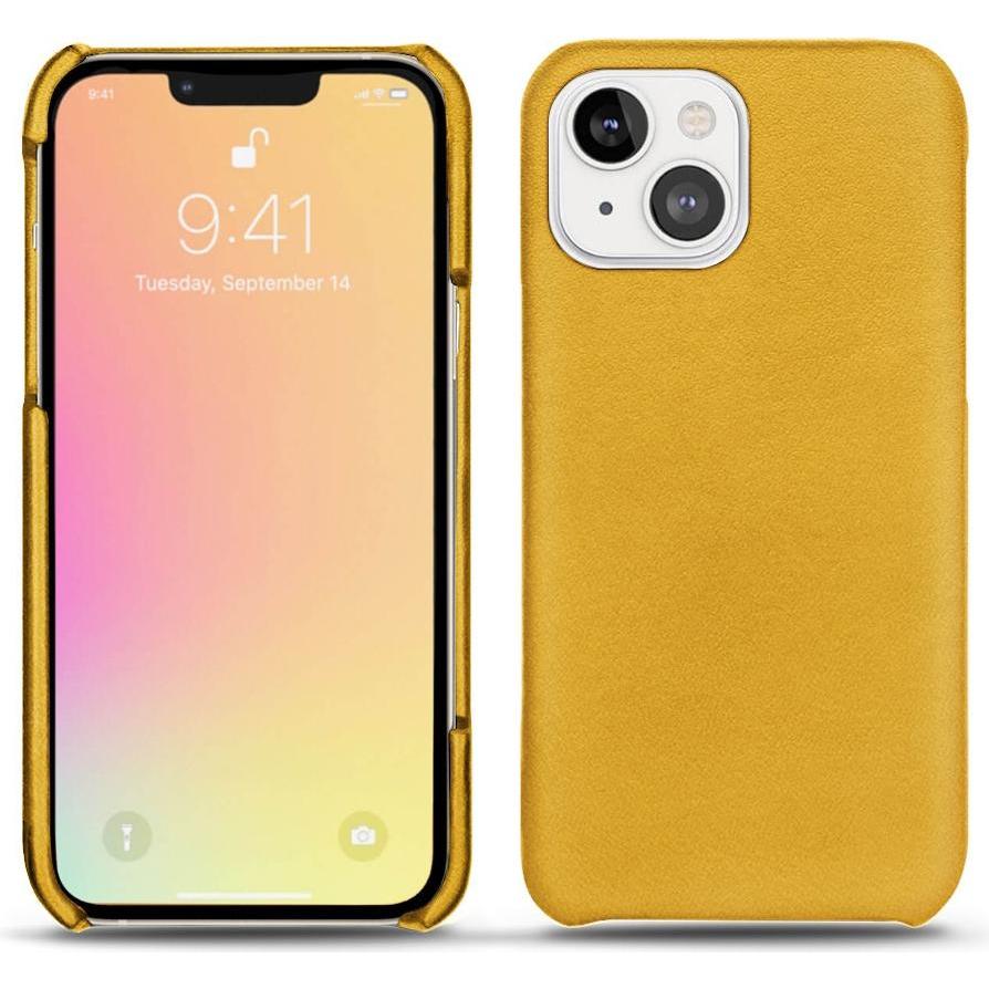 Noreve Lederschutzhülle (Apple iPhone 13 mini), Smartphone Hülle, Orange