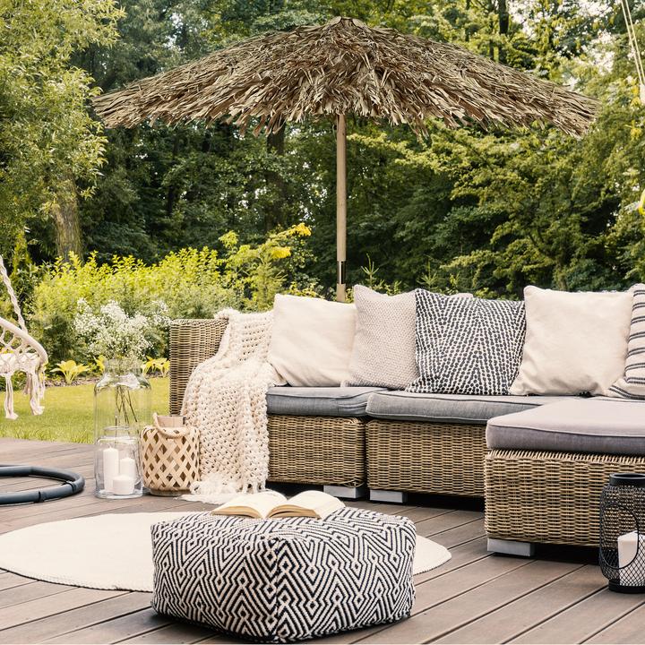 Actual product image Relaxdays Hawaii parasol (2.38 m)