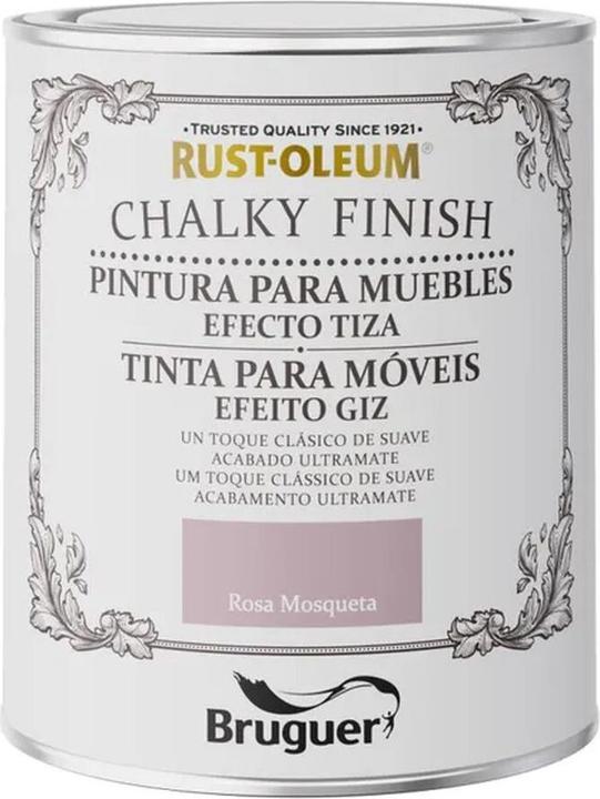 Bruguer Chalky Finish Furniture Paint Rosehip (750 ml)