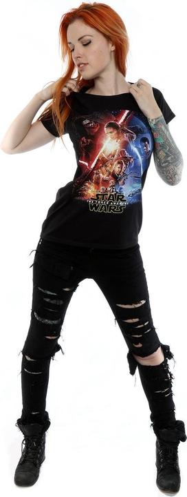 Produktbild Star Wars Force Awakens Poster TShirt (XL)