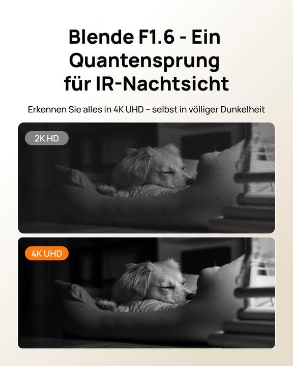 Actual product image Anona 4K UHD Indoor-Überwachungskamera-Set HM1010, 4er-Pack (3840 x 2160 pixels)
