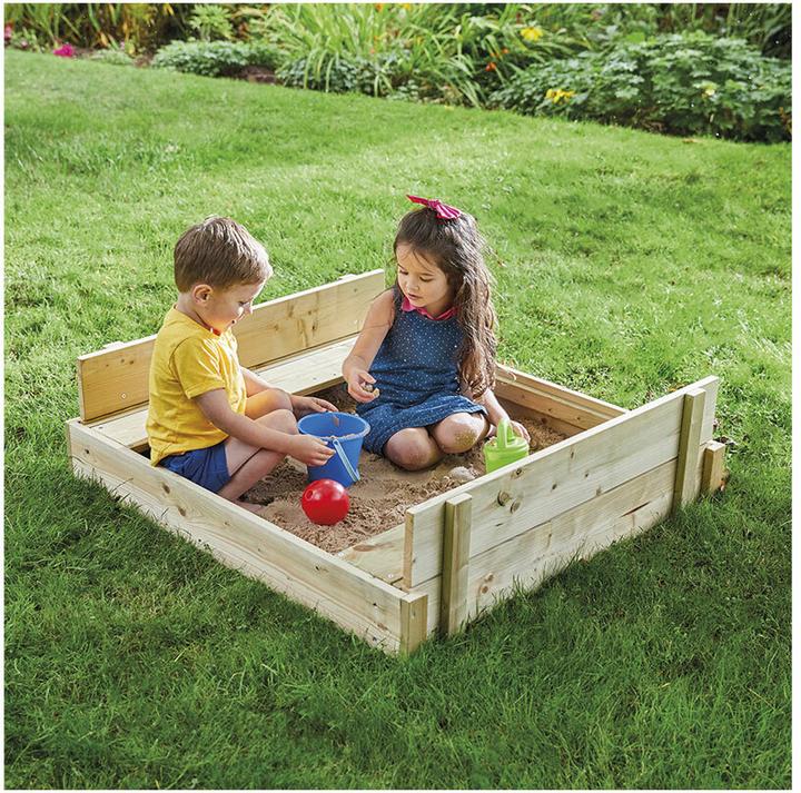 Actual product image TP Toys Sandkasten mit Holzdeckel