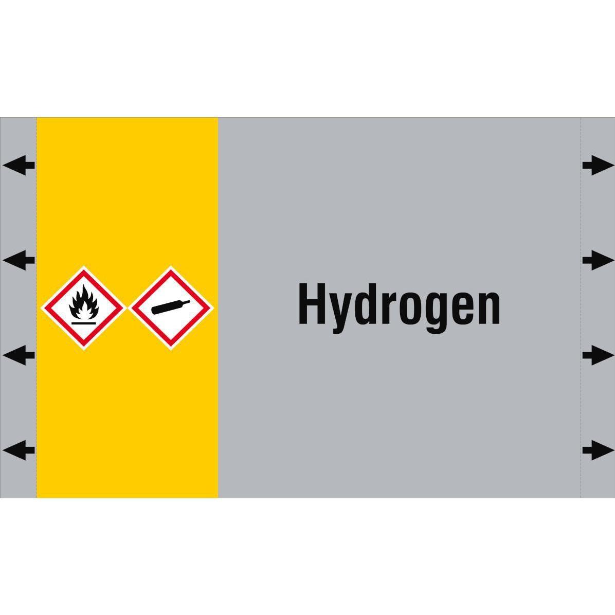 Brady, Etiketten, ISO 20560 Pipe Markers - Gas