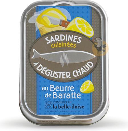 Immagine prodotto La Belle Iloise Sardine con burro di canna per friggere (115 g)
