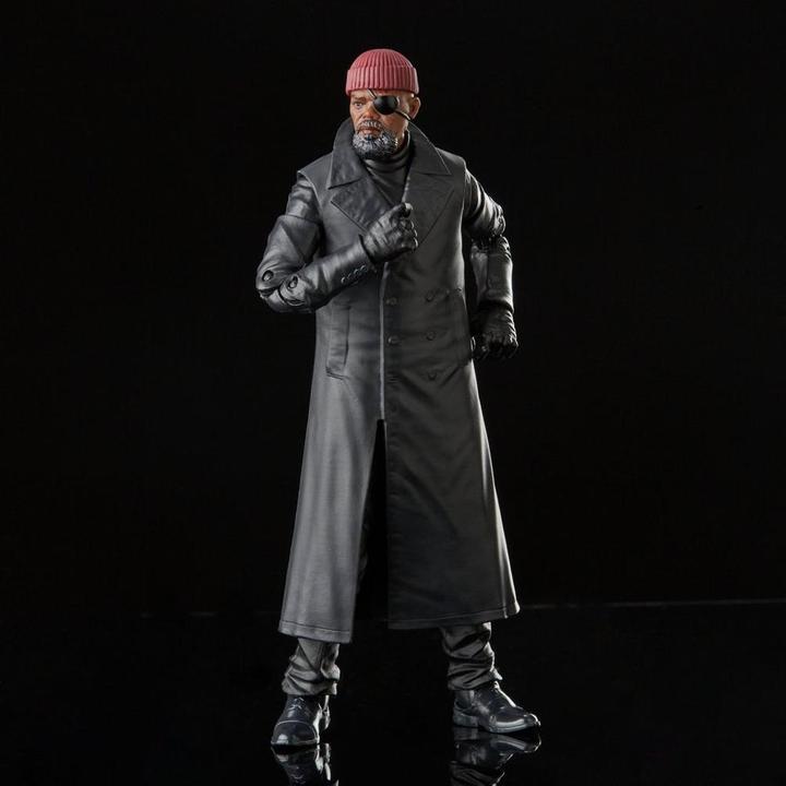 Productafbeelding Hasbro Secret Invasion Marvel Legends beeldje Nick Fury (BAF: Hydra Stomper) 15 cm