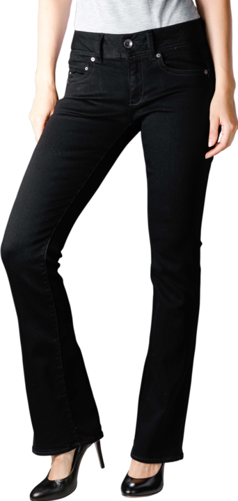 Produktbild G-Star Midge Mid Bootcut Elto Nero Superstretch pitch black (W24/L30)