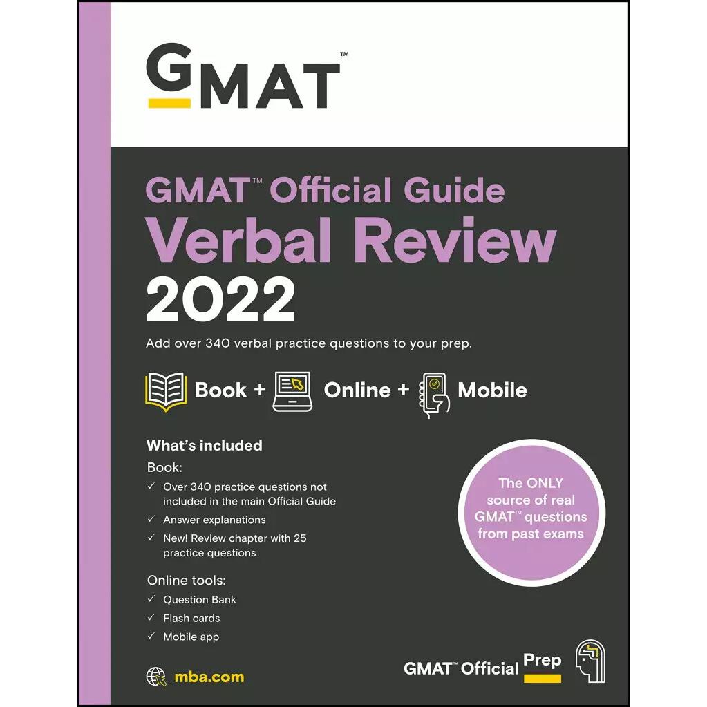 GMAT Official Guide Verbal Review 2022, Schulbücher