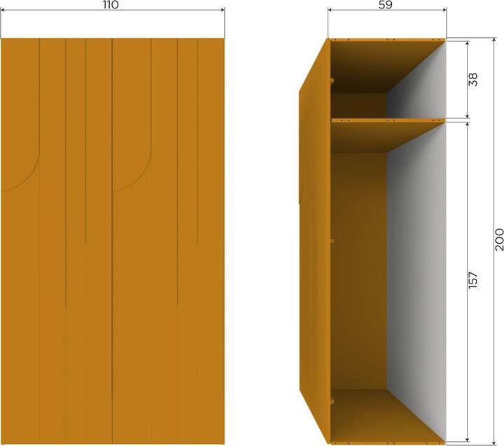 Immagine prodotto Woood A Due Ruote (110 x 57 x 57 cm)