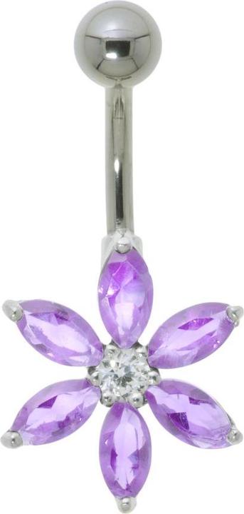 Immagine prodotto Bijouteria Piercing ventre (Acciaio inossidabile, Argento 925, Zirconia)