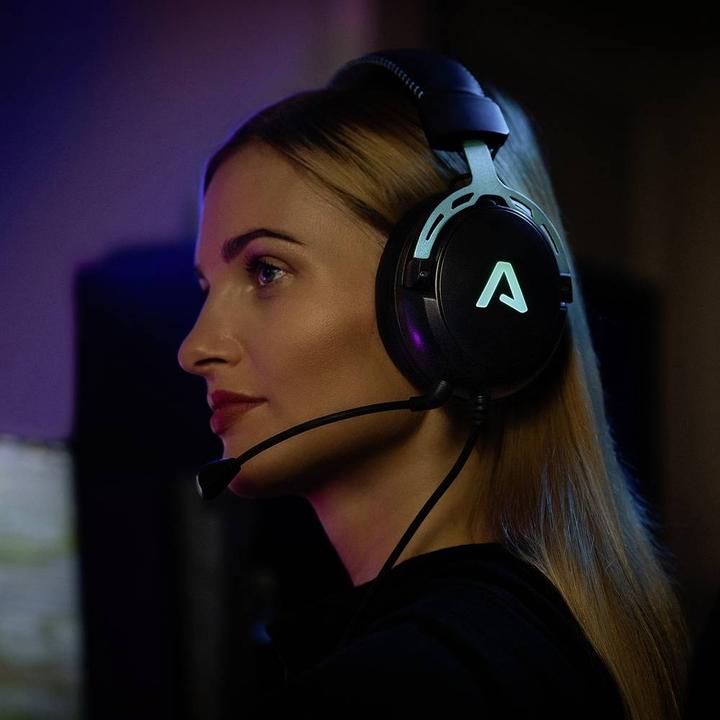 Productafbeelding Lamax LMXHDE1 hoofdtelefoon/hoofdtelefoon Wired Head-band Gaming Zwart (Bedraad)