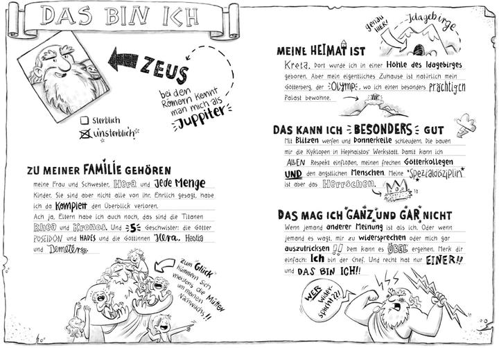 Image du produit Ich, Zeus, und die Bande vom Olymp, Götter und Helden erzählen griechische Sagen (Allemand, Frank Schwieger, Ramona Wultschner, 2019)