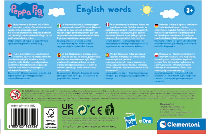 Produktbild Clementoni Peppa Pig - Erste englische Wörter (Englisch)