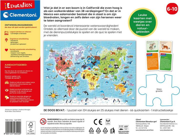 Actual product image Clementoni Education - Ontdek de Wereld