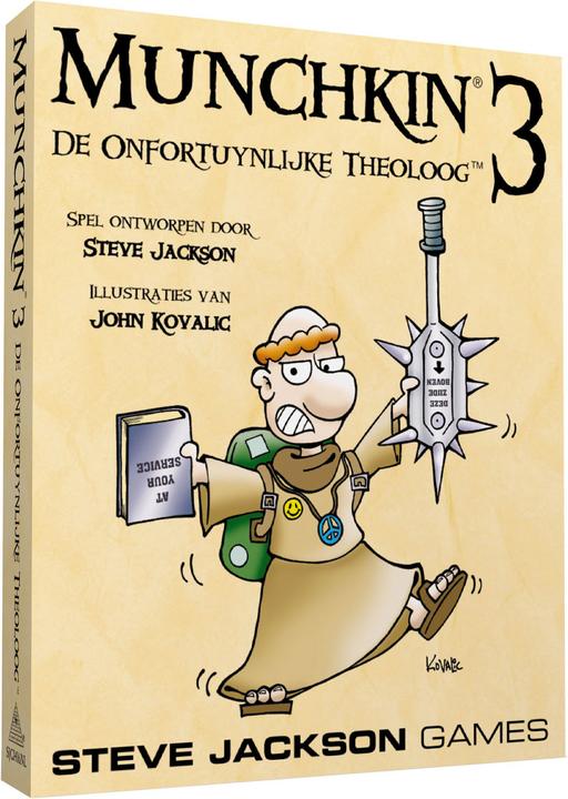 Produktbild Asmodée Munchkin 3 - Das Kartenspiel des unglücklichen Theologen (Niederländisch)