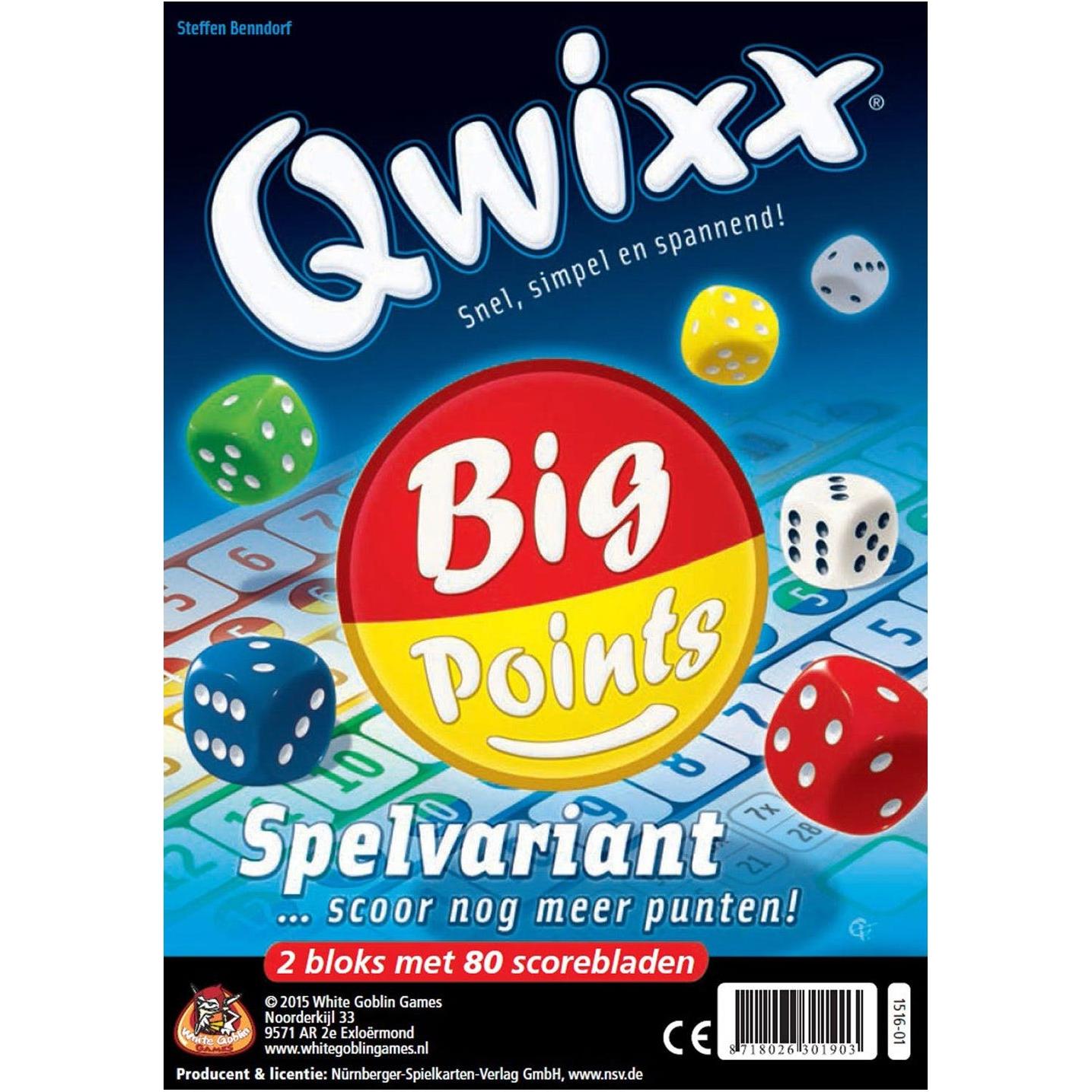 White Goblin Qwixx-Erweiterung - Points