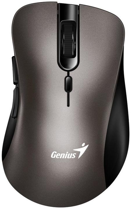 Produktbild Genius Ergo 8100S/Ergonomická/Optická/Pro praváky/1 600 DPI/Bezdrátová USB/Champagne Titanium