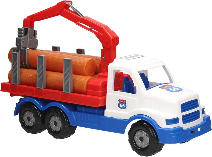 Polesie Truck 66 XL Torpedo Truck mit Holz