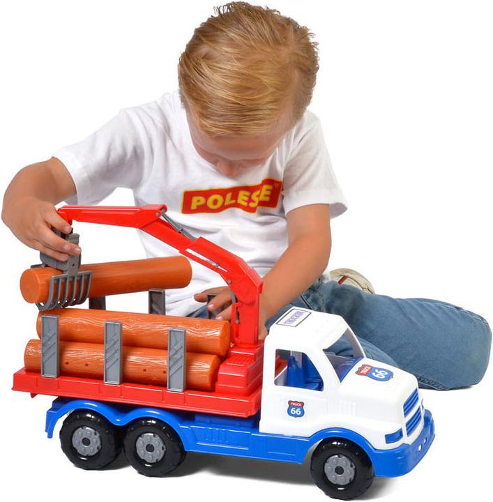 Produktbild Polesie Truck 66 XL Torpedo Truck mit Holz