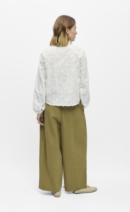 Image du produit Object Bestickte V-Ausschnitt Bluse (42)