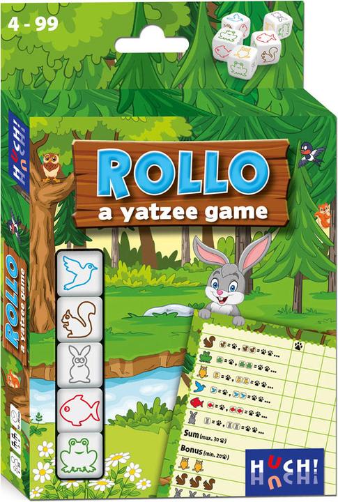 Immagine prodotto Asmodée Rollo - Animali Yatzee (Multilingue, 2 - 6 Giocatori)