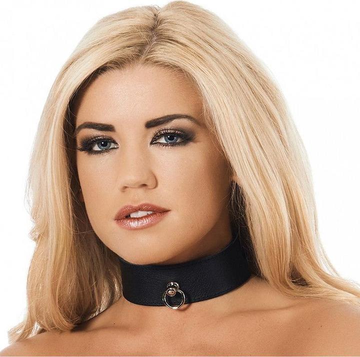 Produktbild Rimba Erotische Mode ra7541.5 Halsband Schwarzes Leder ML