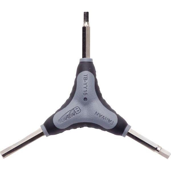 Super B, Sechskantschlüssel, Innensechskantschlüssel Y-förmig, 4/5/6mm