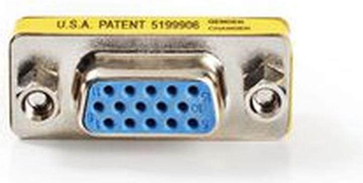 Image du produit Nedis Adaptateur VGA VGA femelle VGA femelle Nickelé Nombre pair de produits dans le carton Unisexe (VGA)