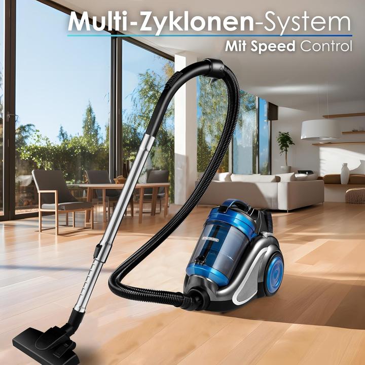Produktbild Steinborg Beutelloser Staubsauger ZX-7000 mit HEPA-Filter und Zubehör