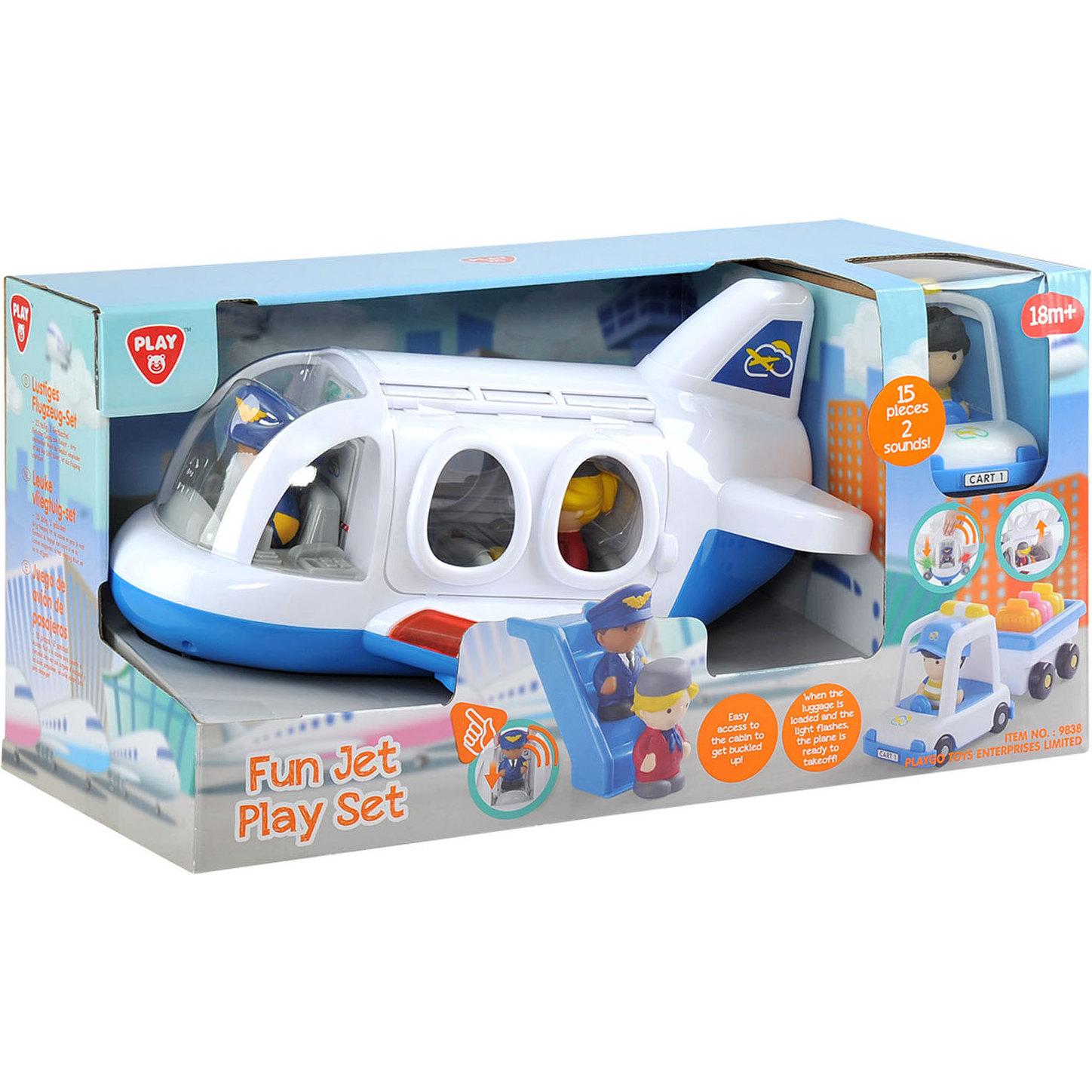 Thumbnail - PlayGo Speelset Vliegtuig