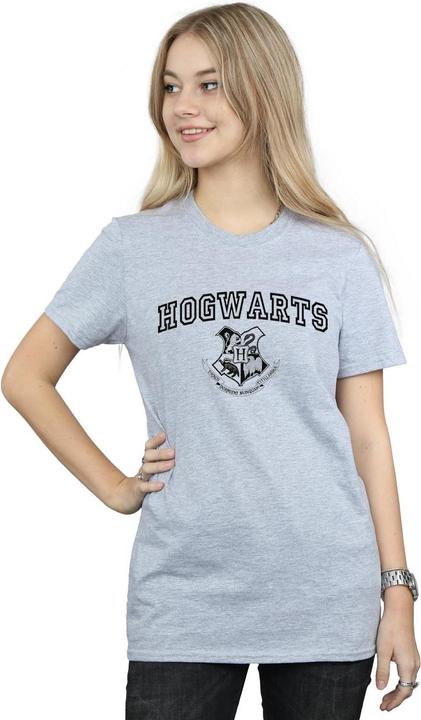 Immagine prodotto Hogwarts Crest Boyfriend Fit Maglietta Ampia Donna (XL)