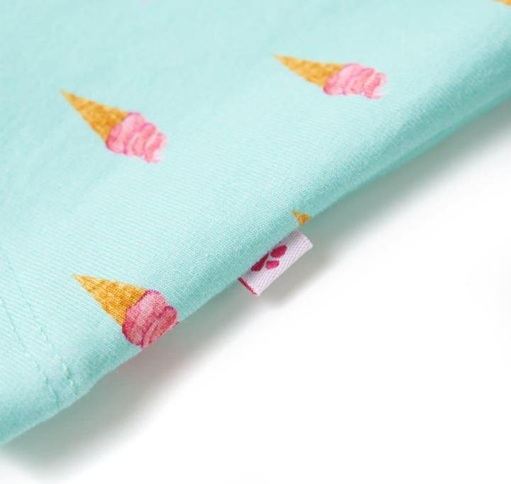 Produktbild VidaXL Kinderrock Helles Minzgrün 116,Material: 94 % Baumwolle. 6 (116)