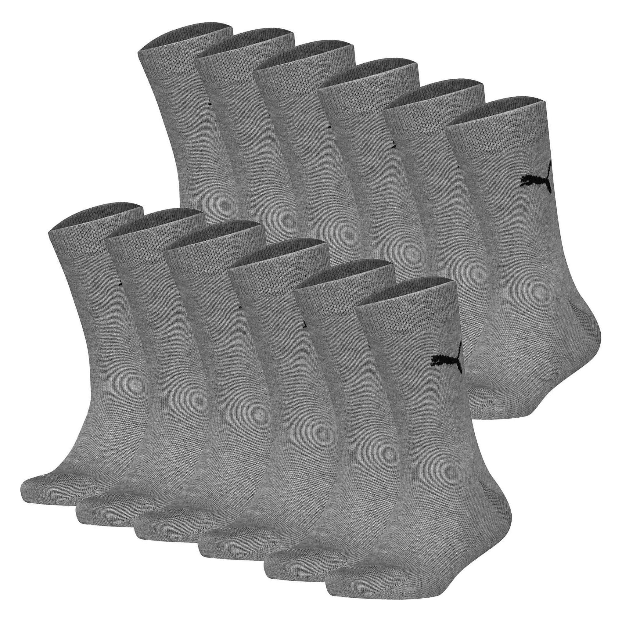 Puma, Damen, Socken, Socken Casual Bequem Sitzend Easy Rider 12P, Grau, (12er Pack, 31 - 34)