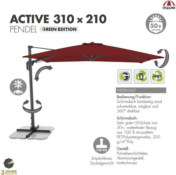 Immagine prodotto Doppler Active Pendel Green Edition (2.10 m)