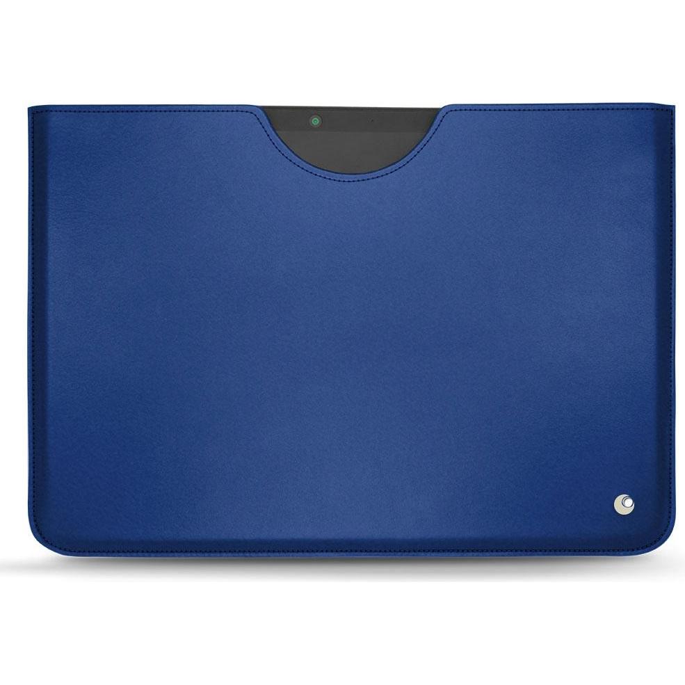 Noreve Lederschutzhülle (Microsoft Surface Pro X), Tablet Hülle, Blau