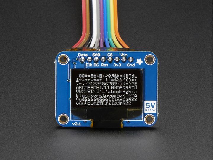 Actual product image Adafruit Monochrome 0.96" 128x64 OLED graphic display (Display)