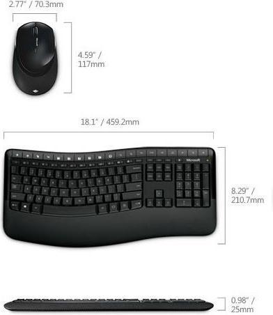 Produktbild Microsoft Comfort Desktop 5050 (CH, Kabellos)