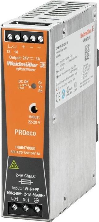 Produktbild Weidmüller PRO ECO 72W 12V 6A
