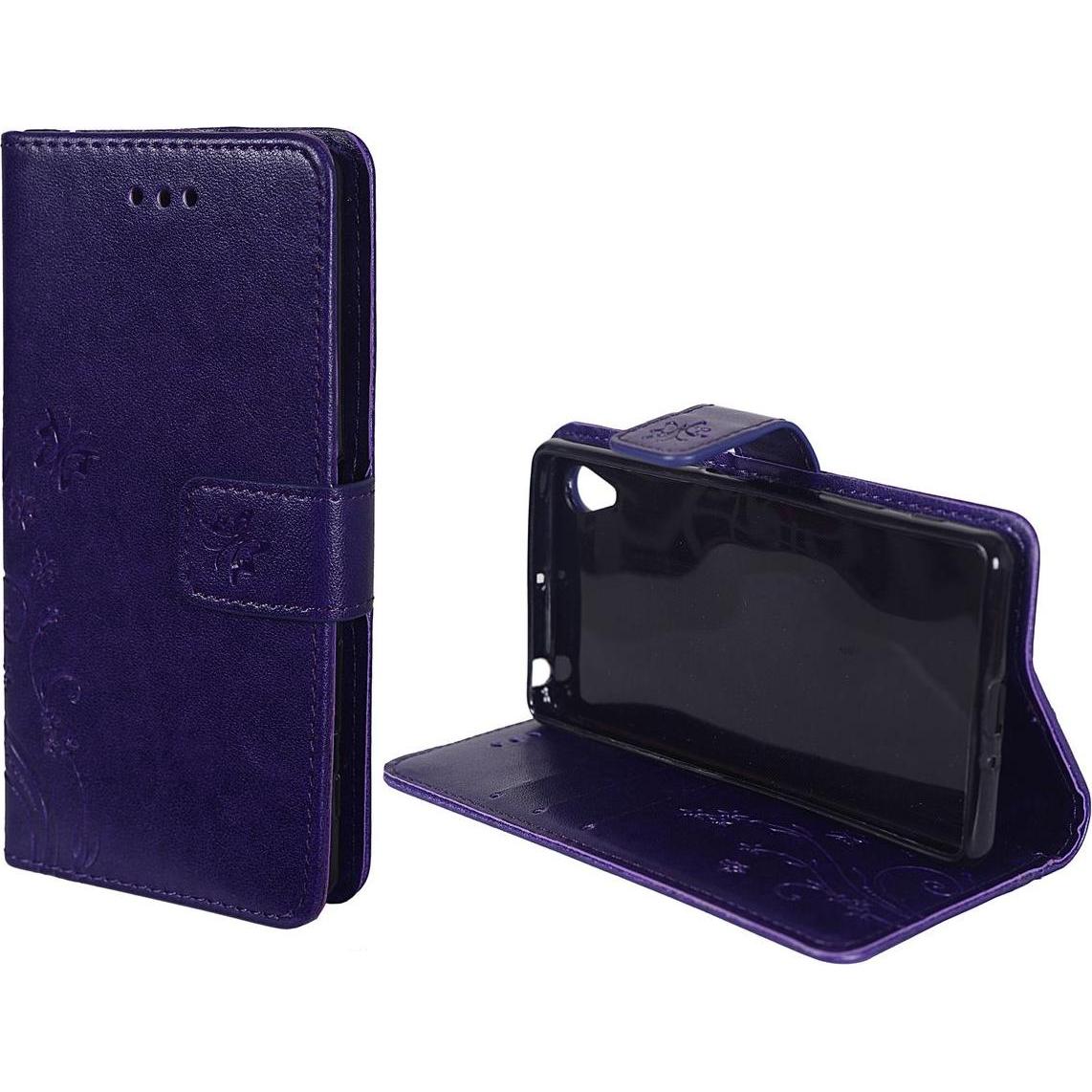 Thumbnail - König Design Schutz Handy Hülle für Sony Xperia XA Case Cover Tasche Wallet Etui Handyhülle (Sony Xperia XA), Smartphone...