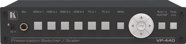 Actual product image Presentation Switcher 18G 4K 4:4:4 VP-440X