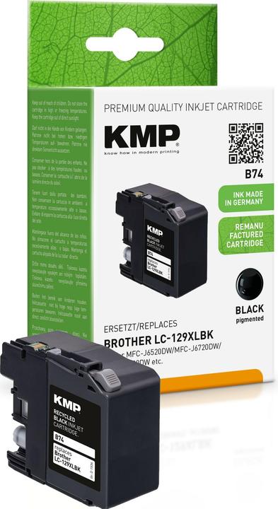 Produktbild KMP B74 - 50 ml - Hohe Ergiebigkeit - Schwarz (BK)