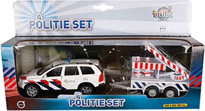 Produktbild Kids Globe Farming Polizei Volvo XC90 aus Druckguss mit Pfeilwagen NL