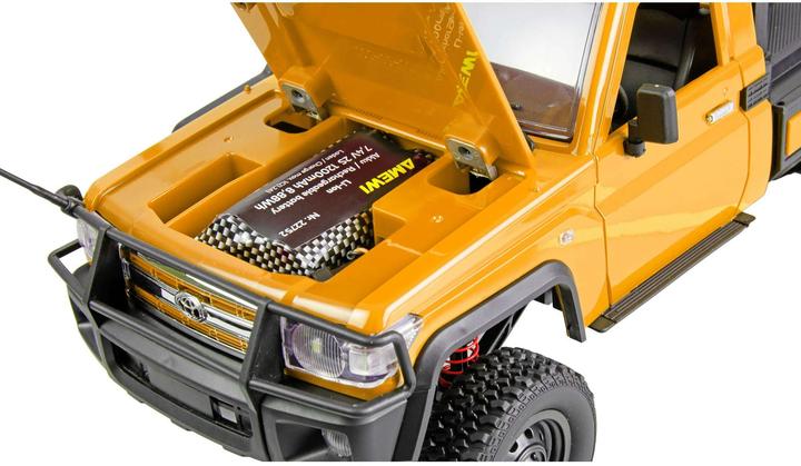 Productafbeelding Amewi Toyota Land Cruiser Crawler Abschleppwagen 4WD 1:12 RTR gelb (RTR Gereed voor gebruik)