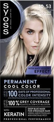 Image du produit Syoss Permanent Cool Color farba do włosów 10-53 Chłodny Jasny Blond (10-53 Chłodny Jasny Blond)